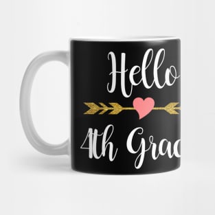 Hello 4th Grade Back To School Mug